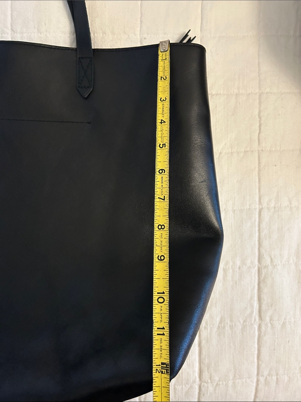 Madewell Transport Tote • Black • Zipper Top - Picture 10 of 11
